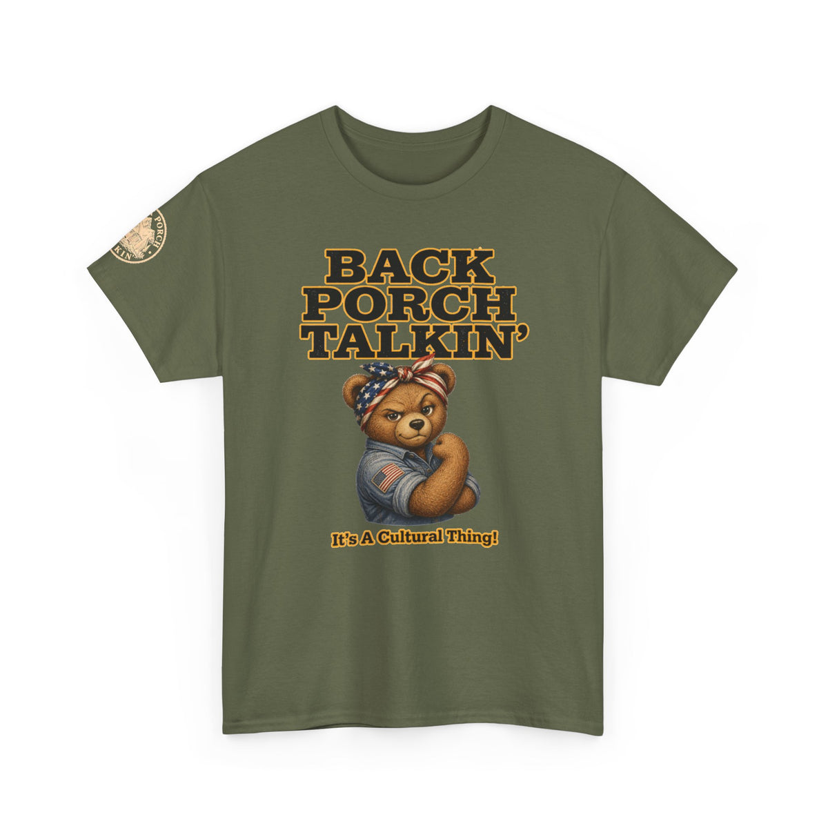 Sassy Bear Talkin' Tee - Back Porch Talkin'