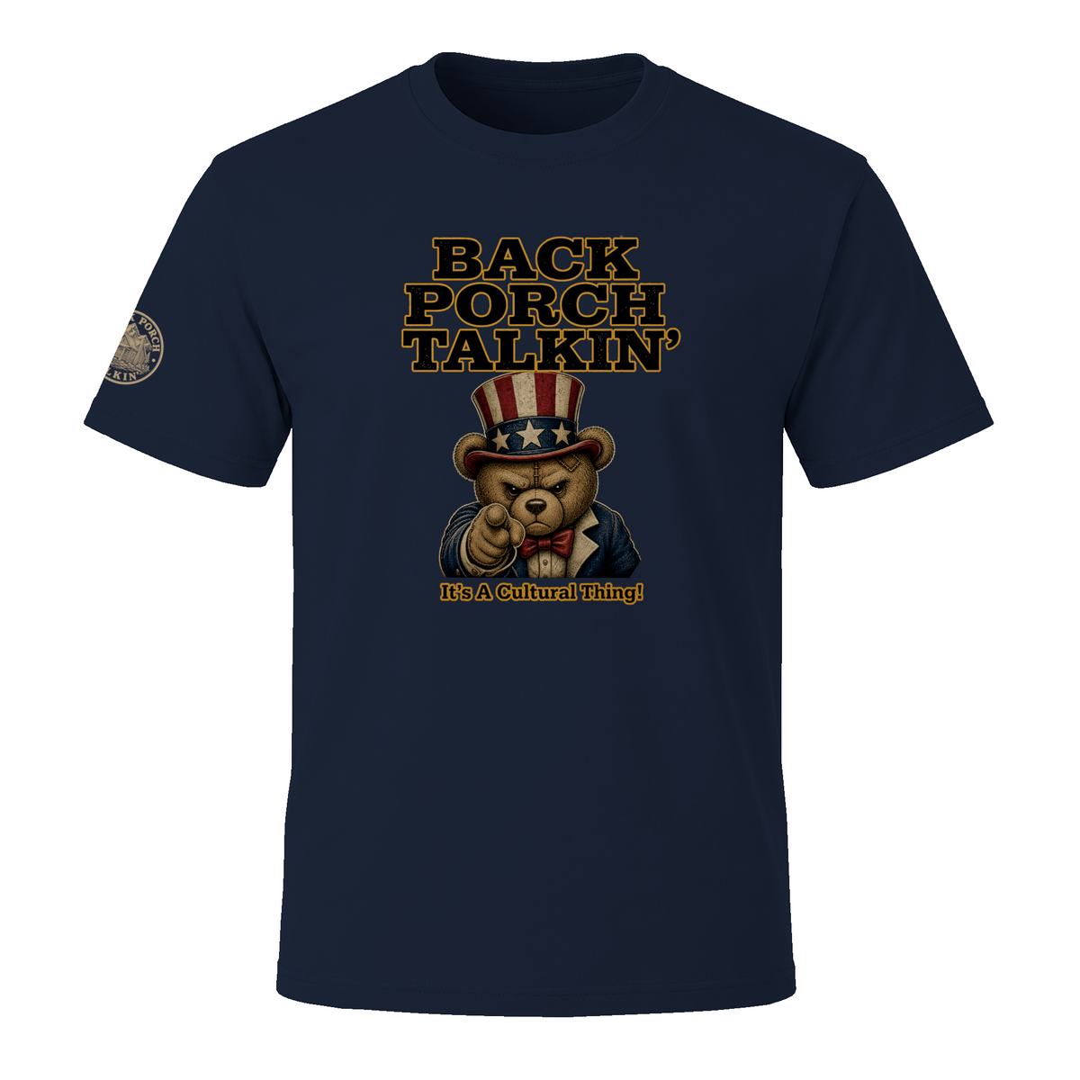 BPTalkin' | Grumpy Bear Tee - Back Porch Talkin'