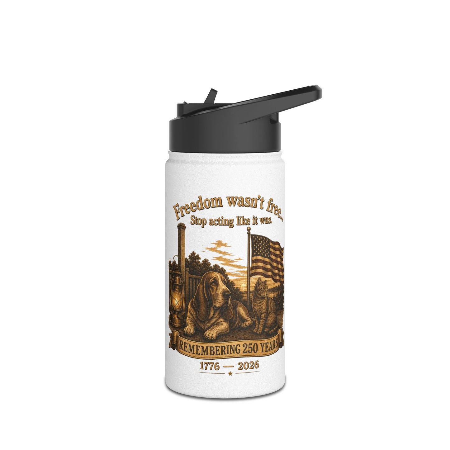 BPTalkin' : Freedom Wasn’t Free (Cat & Hound) | Tumbler (12oz, 20oz & 32oz)