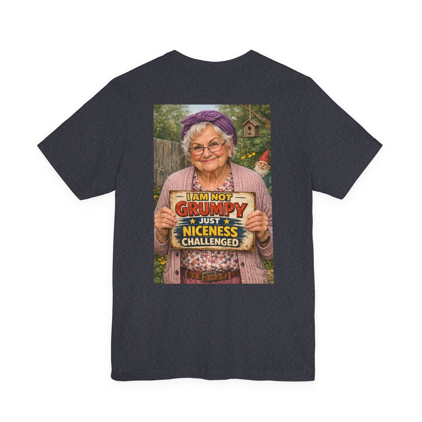 Niceness Challenged: Grumpy Old Lady In Color