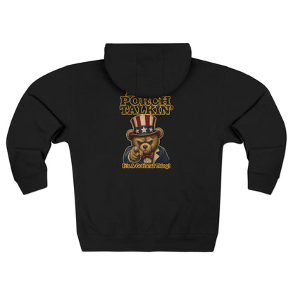 Back Porch Talkin' - Classic Zip Hoodie Male