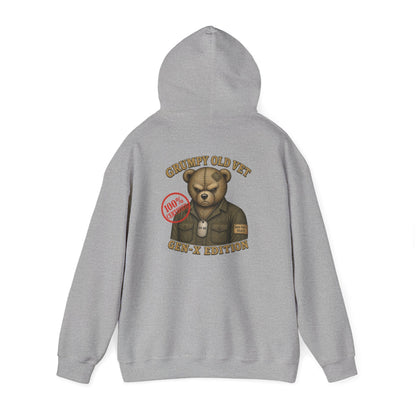 Grumpy Old Vet -  Gen-X Bear Hoodie