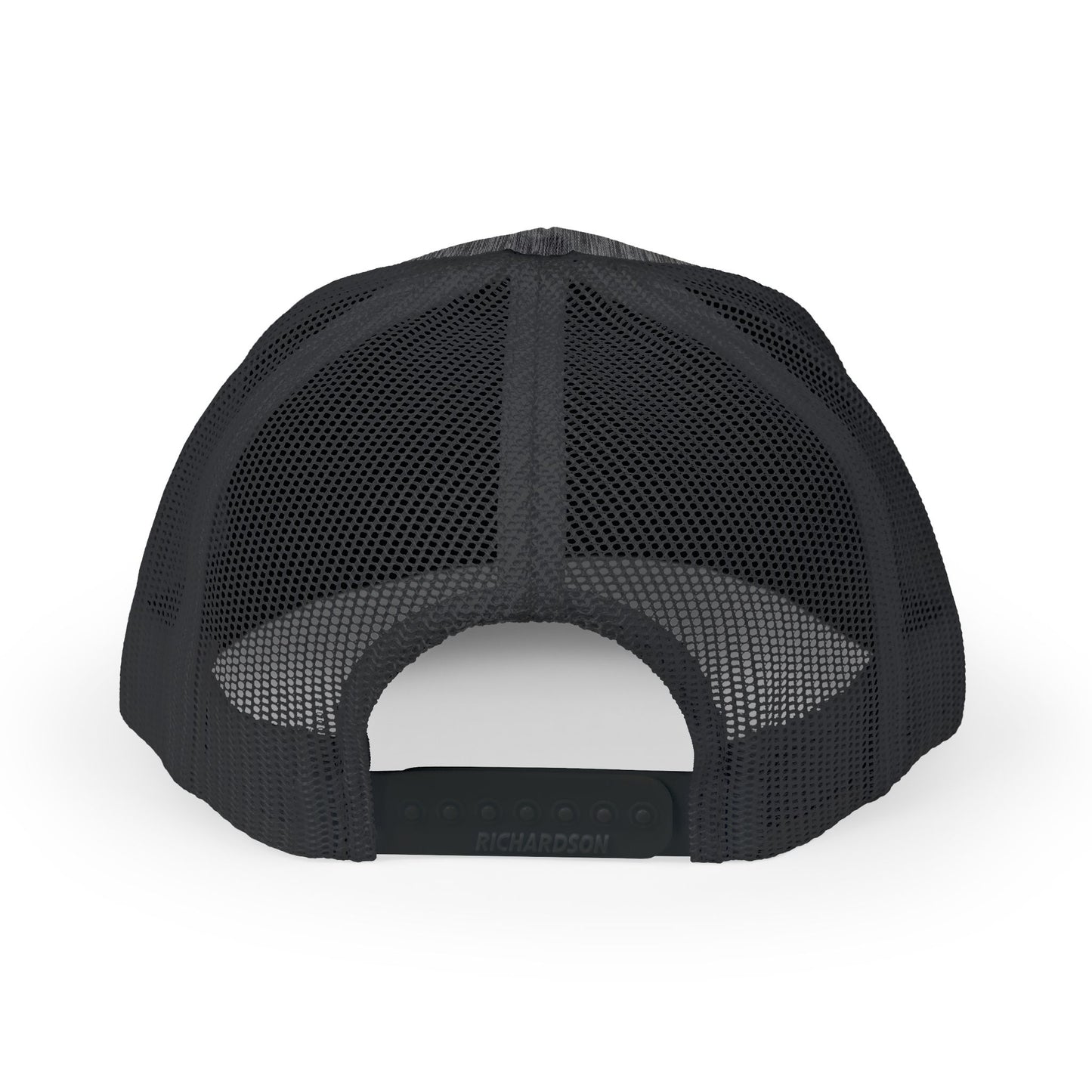 Back Porch Talkin' Snapback Trucker Cap — Rustic Cabin Logo Hat