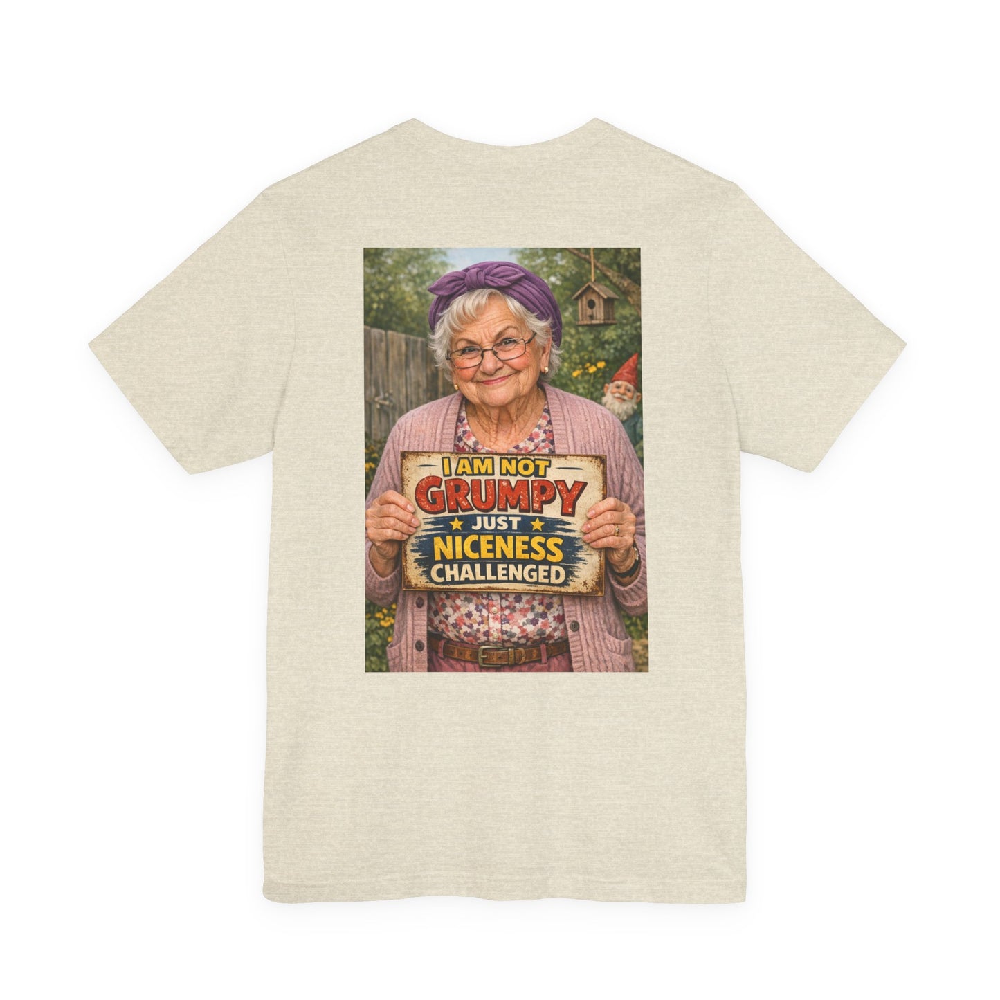 Niceness Challenged: Grumpy Old Lady In Color