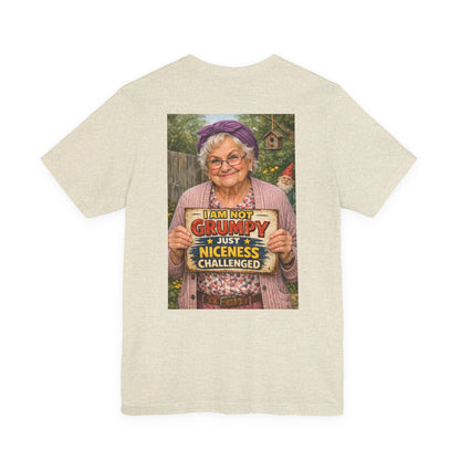 Niceness Challenged: Grumpy Old Lady In Color