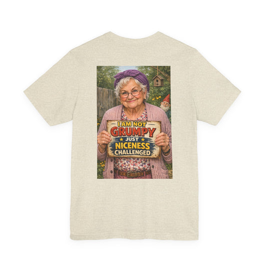 Niceness Challenged: Grumpy Old Lady In Color