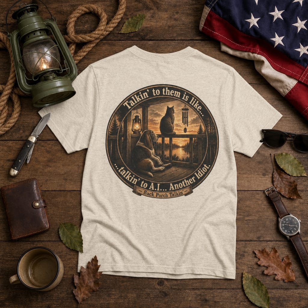 Talkin' to A.I. : Back Porch Talkin' | Tee