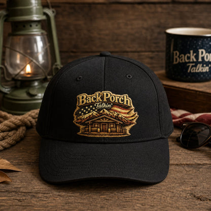Back Porch Talkin' : Logo Cap (Black or White)