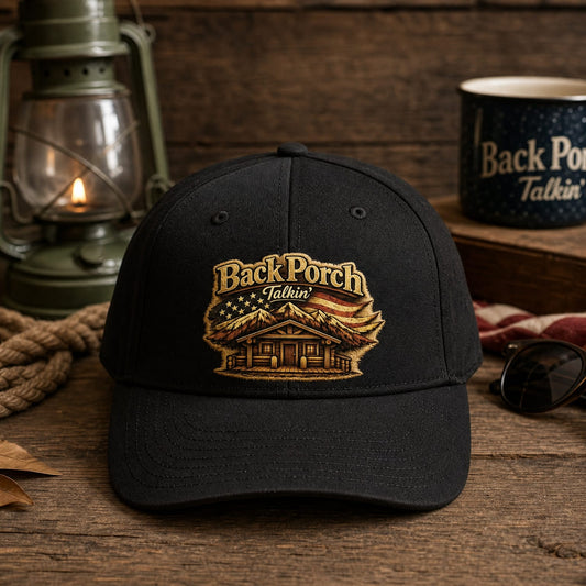 Back Porch Talkin' : Logo Cap (Black or White)