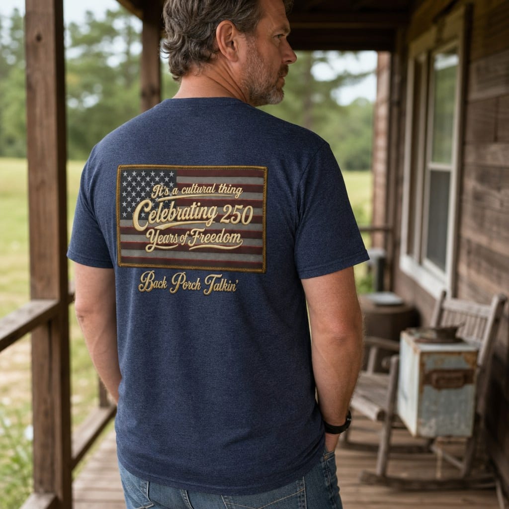 It's a cultural thing Celebrating 250 Years : Back Porch Talkin' | Tee