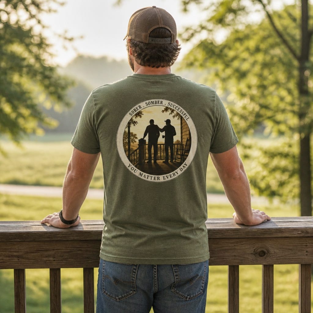Sober * Somber * Successful - You Matter Every Day | Back Porch Talkin' Tee