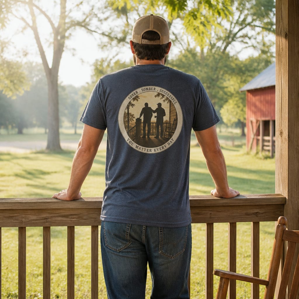 Sober * Somber * Successful - You Matter Every Day | Back Porch Talkin' Tee