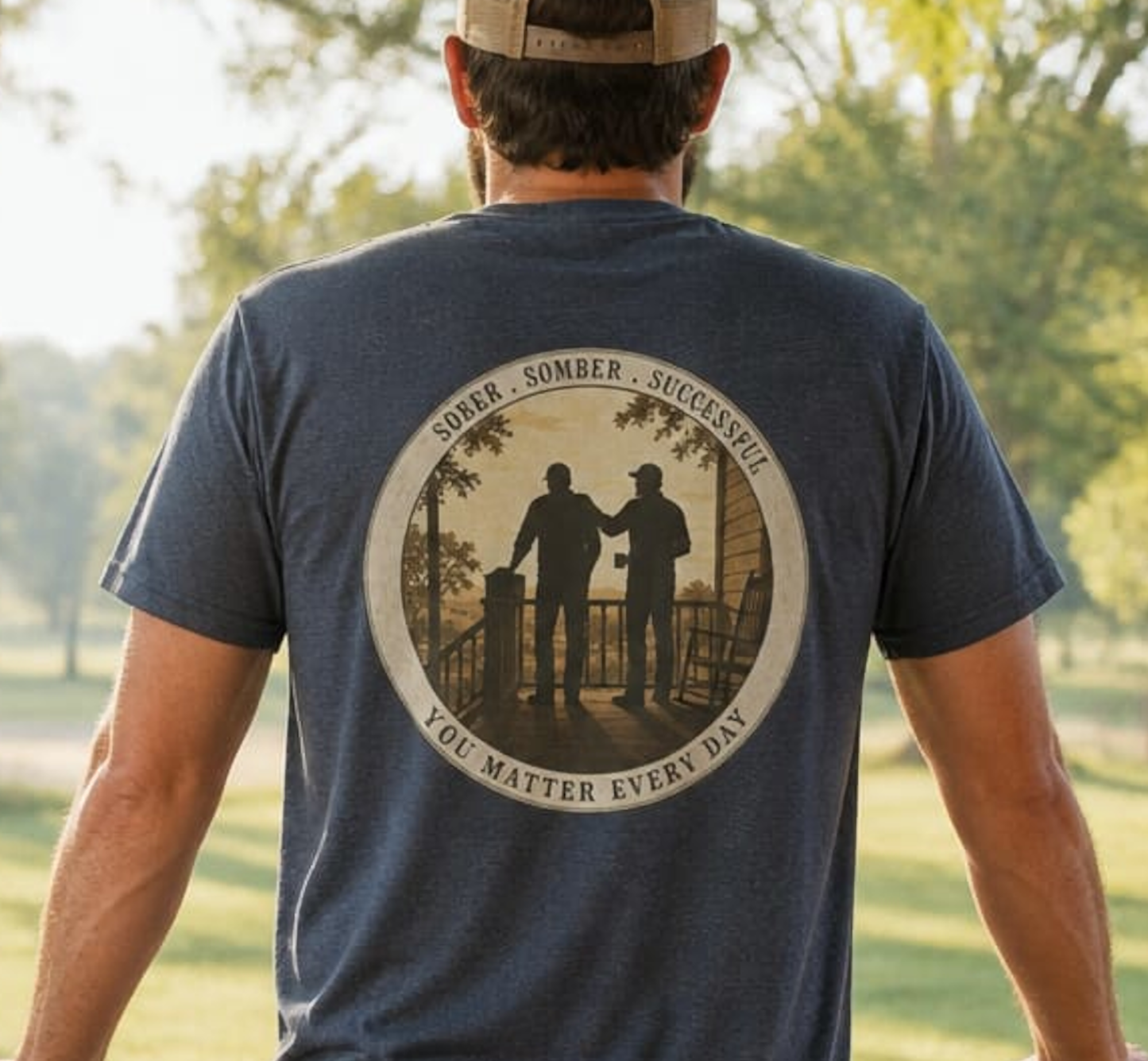 Sober * Somber * Successful - You Matter Every Day | Back Porch Talkin' Tee