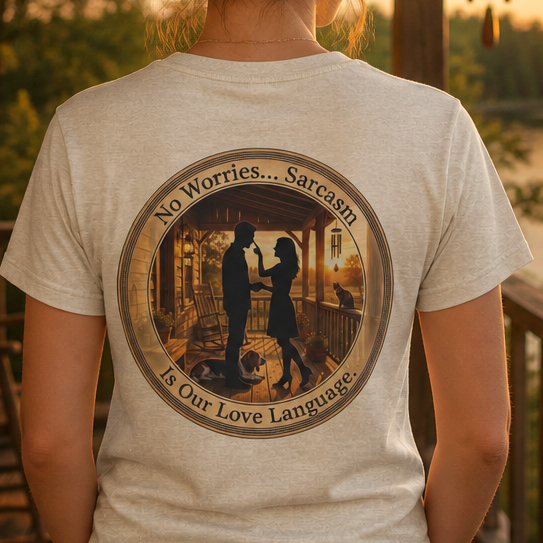 Sarcasm is Our Love Language T-shirt