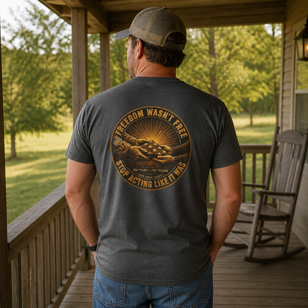 Freedom Wasn't Free Flag T-Shirt