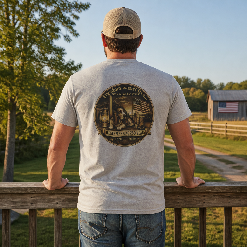 Freedom Wasn't Free Cat & Hound T-Shirt