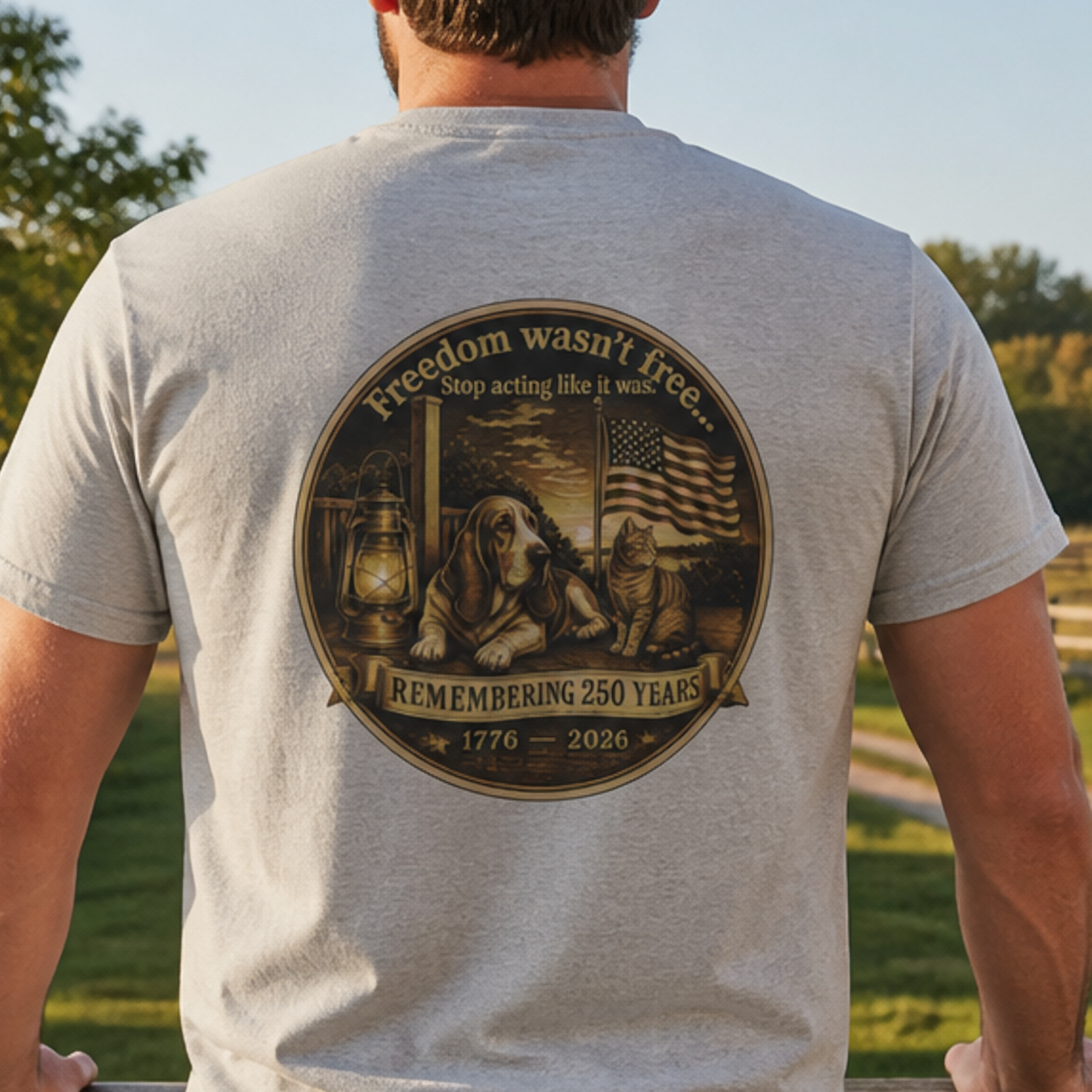 Freedom Wasn't Free Cat & Hound T-Shirt