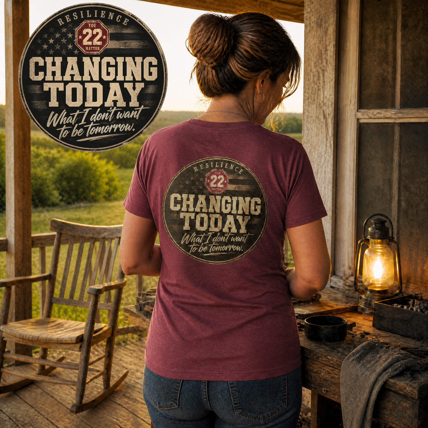 Changing Today What I Don't Want To Be Tomorrow. : Womens