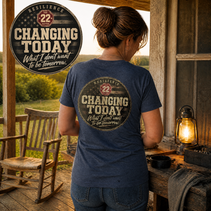 Changing Today What I Don't Want To Be Tomorrow. : Womens