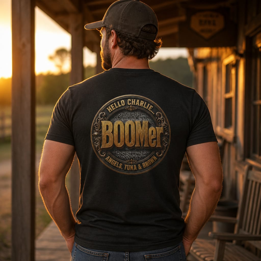 BOOMer: "Hello Charlie" 1st Edition Challenge Tee (RARE)