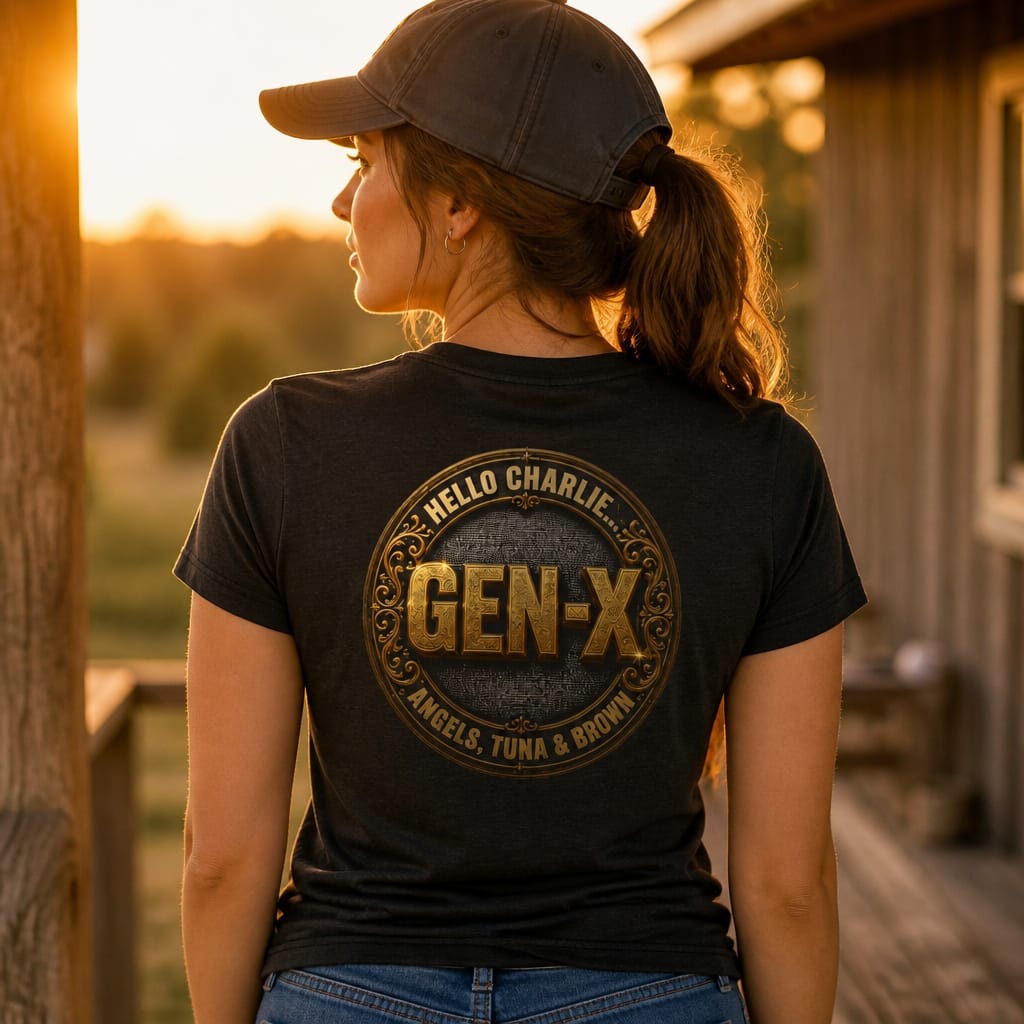 GEN-X : "Hello Charlie" First Edition Challenge Tee (RARE)