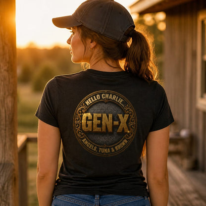 GEN-X : "Hello Charlie" First Edition Challenge Tee (RARE)