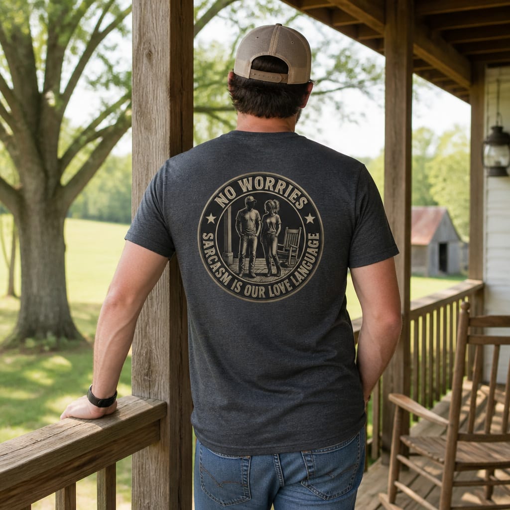 No Worries: Sarcasm Is Our Love Language : Vintage Graphic Tee