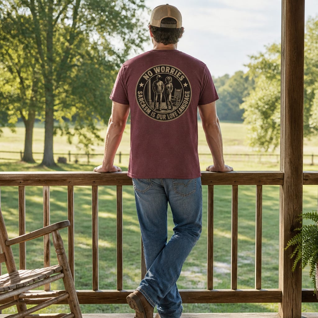 No Worries: Sarcasm Is Our Love Language : Vintage Graphic Tee