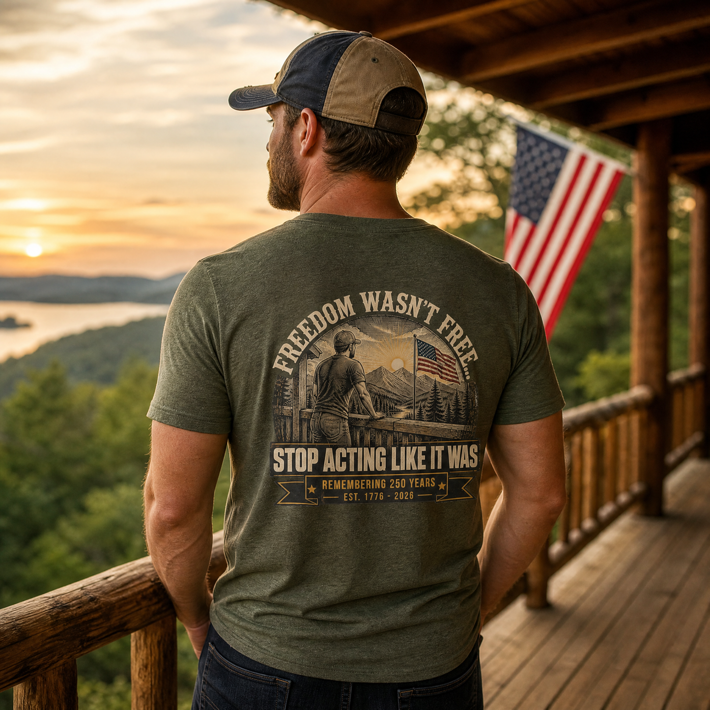 Freedom Wasn't Free... Stop Acting Like It Was (Mens)
