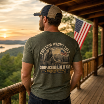 Freedom Wasn't Free... Stop Acting Like It Was (Mens)