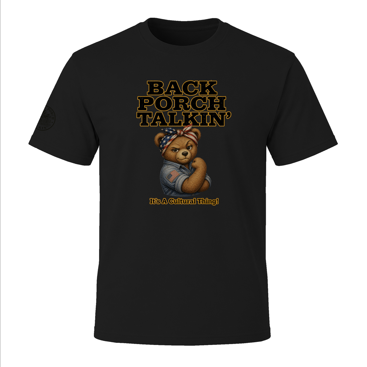 Sassy Bear Talkin' Tee - Back Porch Talkin'
