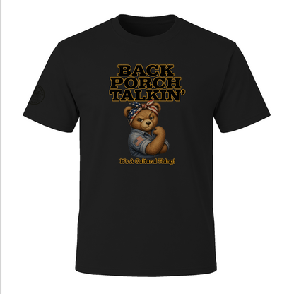 Sassy Bear Talkin' Tee - Back Porch Talkin'