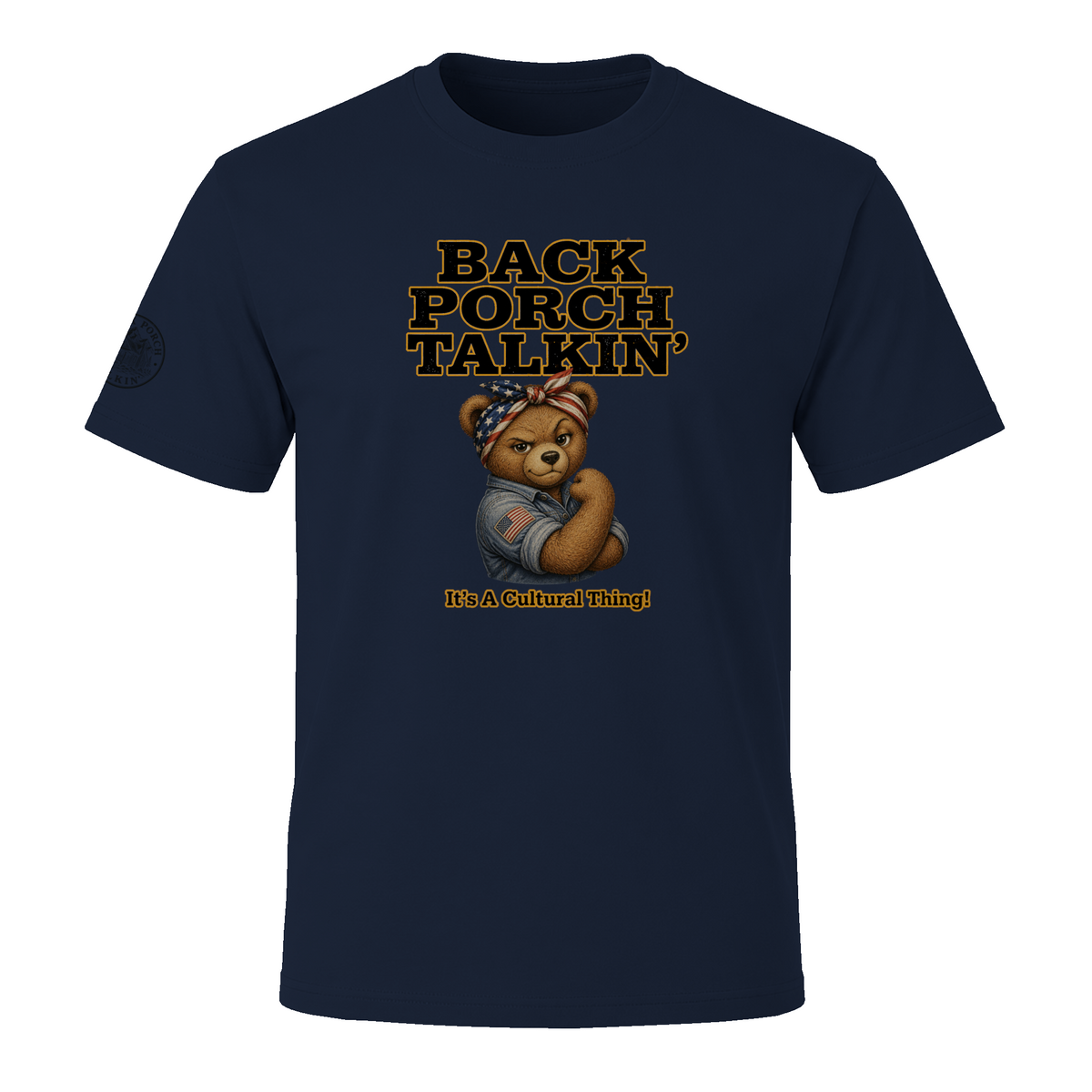 Sassy Bear Talkin' Tee - Back Porch Talkin'