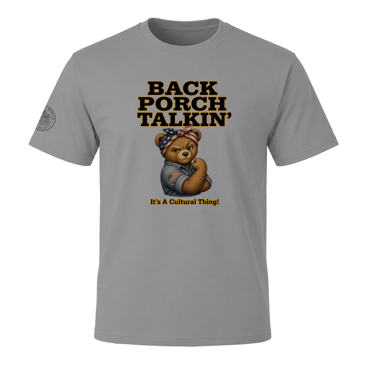 Sassy Bear Talkin' Tee - Back Porch Talkin'