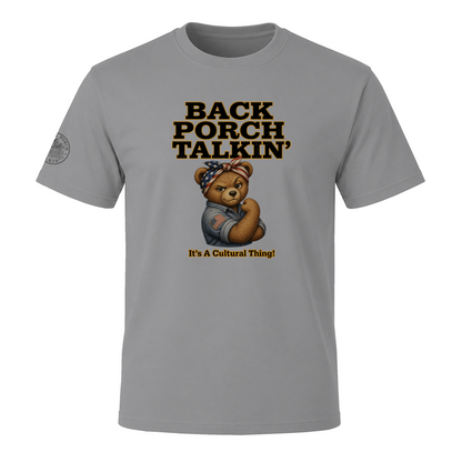 Sassy Bear Talkin' Tee - Back Porch Talkin'