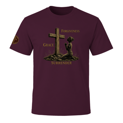 Grace, Forgiveness, Surrender Tee - Back Porch Talkin'