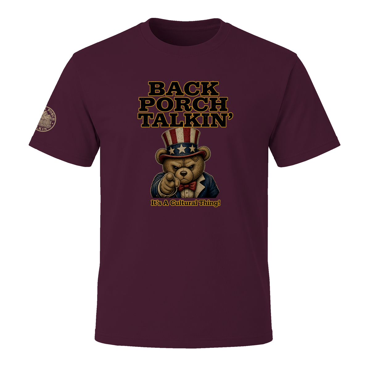 BPTalkin' | Grumpy Bear Tee - Back Porch Talkin'