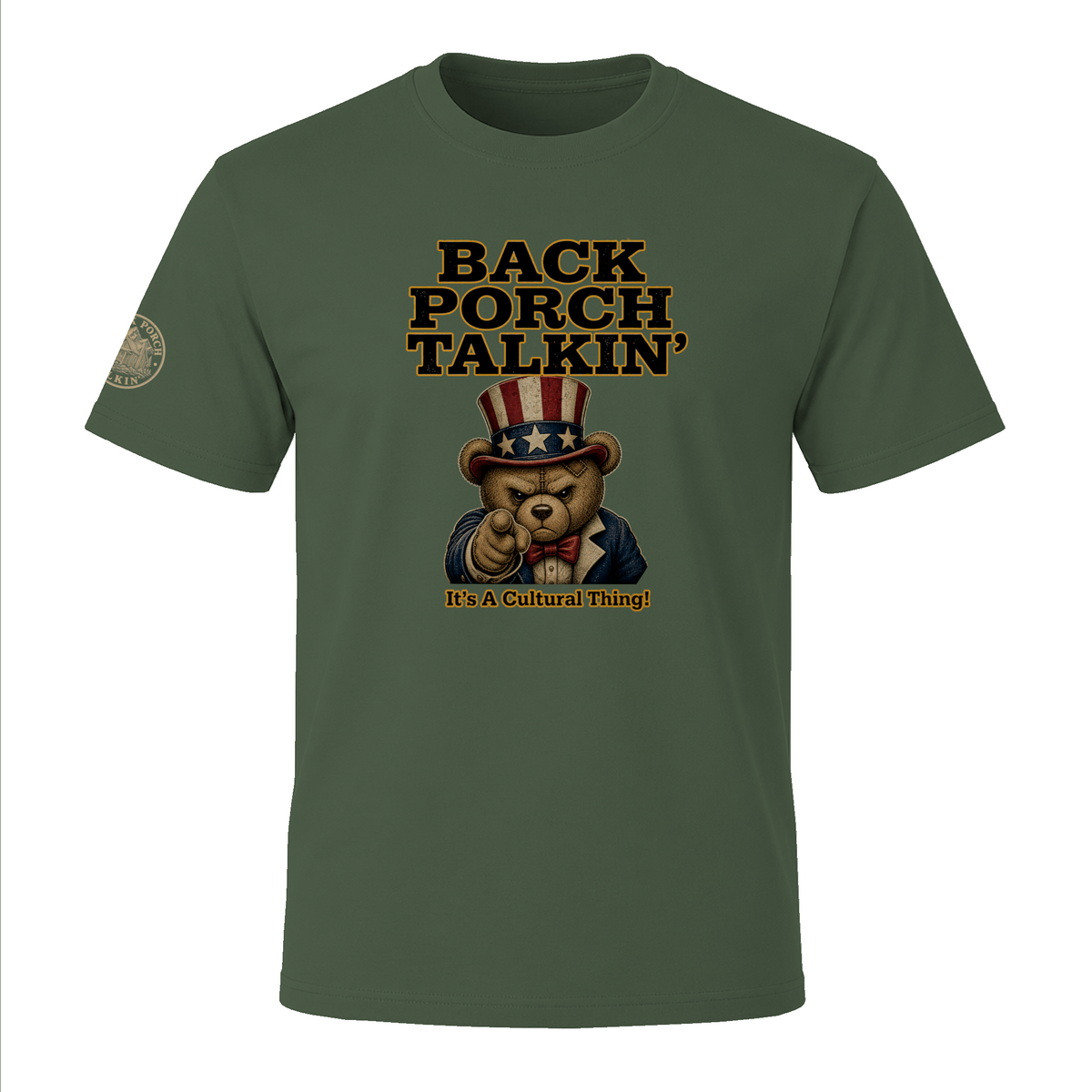 BPTalkin' | Grumpy Bear Tee - Back Porch Talkin'