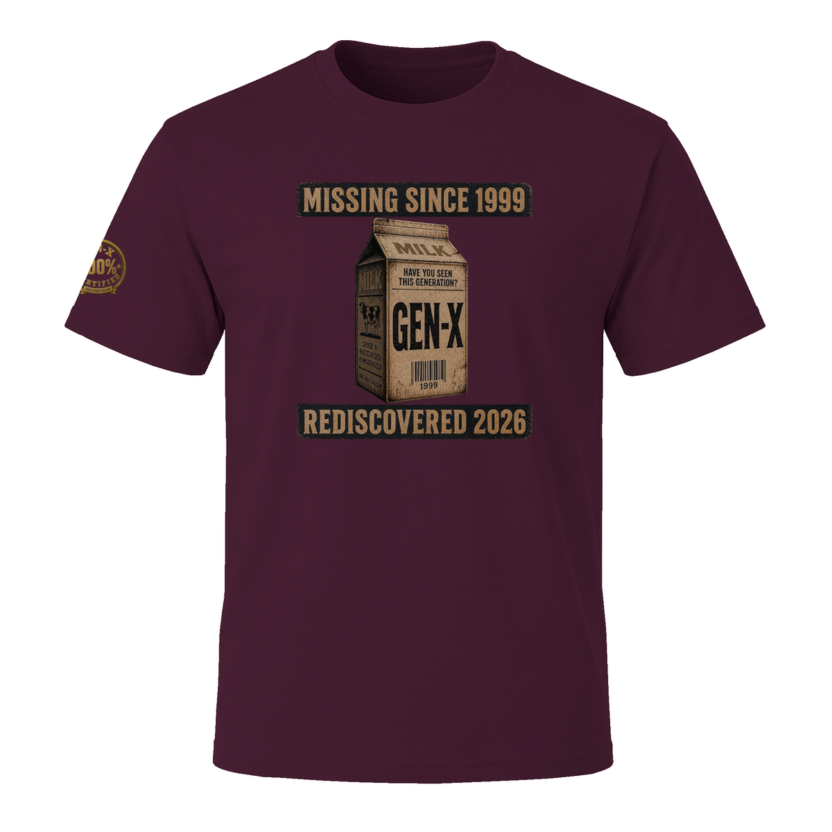 Gen-X T-Shirt, Missing Since 1999, Rediscovered 2026