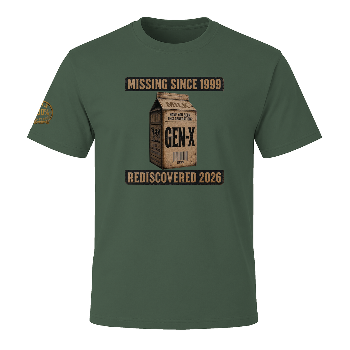 Gen-X T-Shirt, Missing Since 1999, Rediscovered 2026