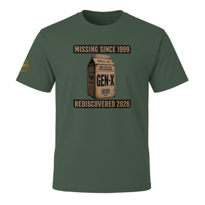 Gen-X T-Shirt, Missing Since 1999, Rediscovered 2026