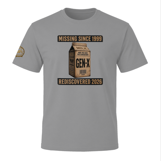 Gen-X T-Shirt, Missing Since 1999, Rediscovered 2026