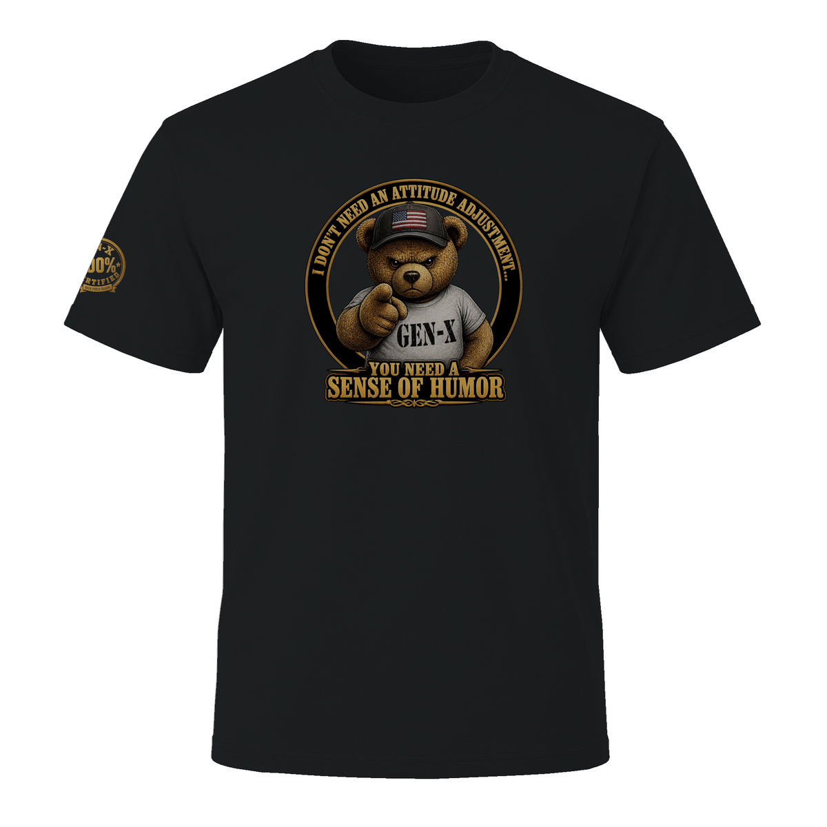 BPTalkin Bear T-Shirt — "You Need A Sense Of Humor"