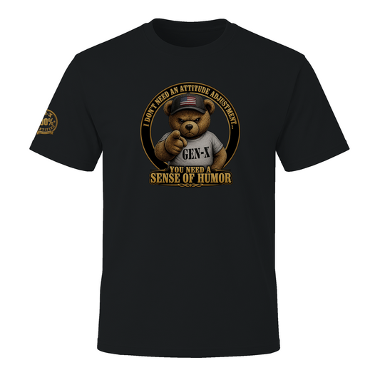 BPTalkin Bear T-Shirt — "You Need A Sense Of Humor"