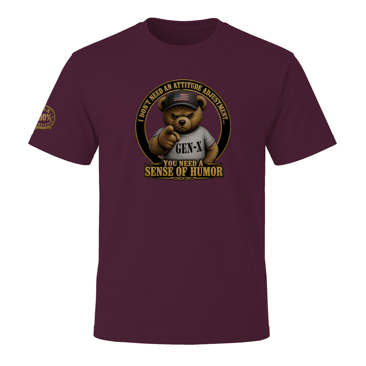 BPTalkin Bear T-Shirt — "You Need A Sense Of Humor"