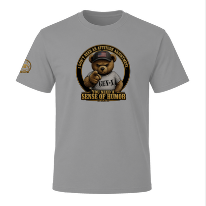 BPTalkin Bear T-Shirt — "You Need A Sense Of Humor"