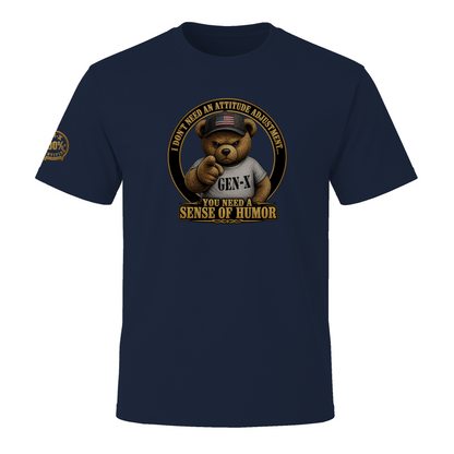 BPTalkin Bear T-Shirt — "You Need A Sense Of Humor"
