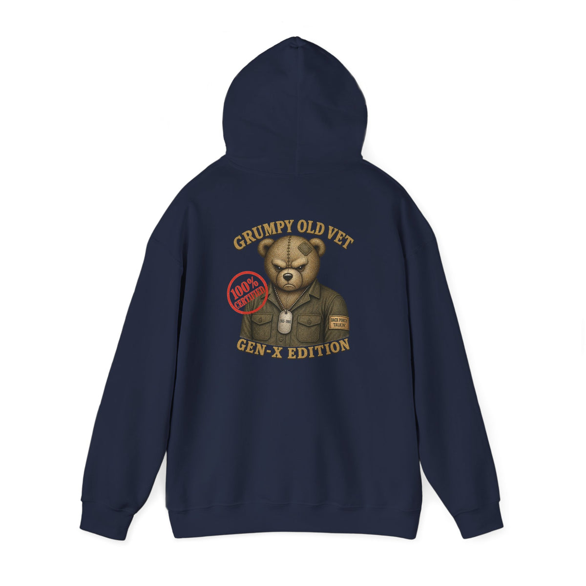 Grumpy Old Vet -  Gen-X Bear Hoodie