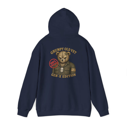 Grumpy Old Vet -  Gen-X Bear Hoodie