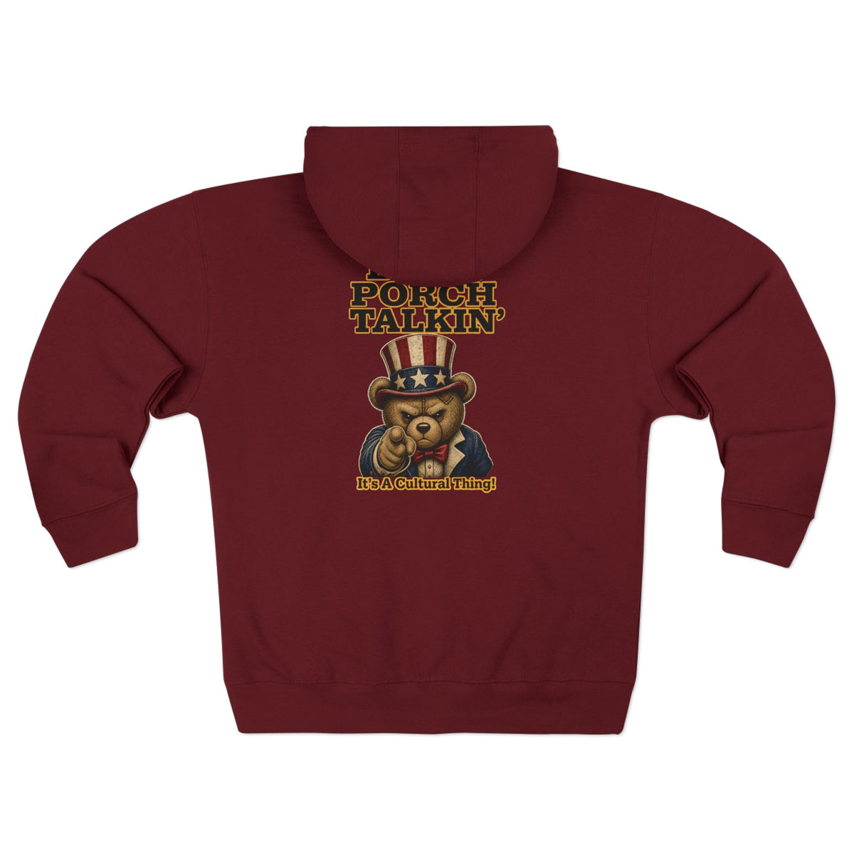 Back Porch Talkin' - Classic Zip Hoodie Male